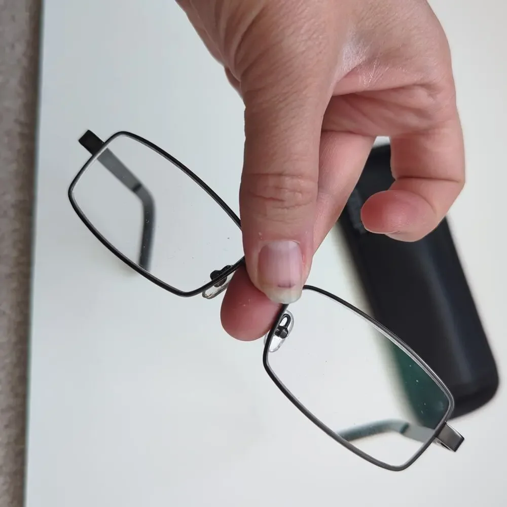Foster Grant Reading Glasses Classy Eyeglasses Ash Gun Metal +1.50‎ PD58.5MM